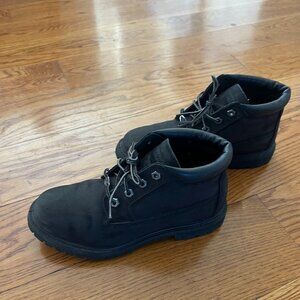 Timberland Black Hightop Boots Size 8M